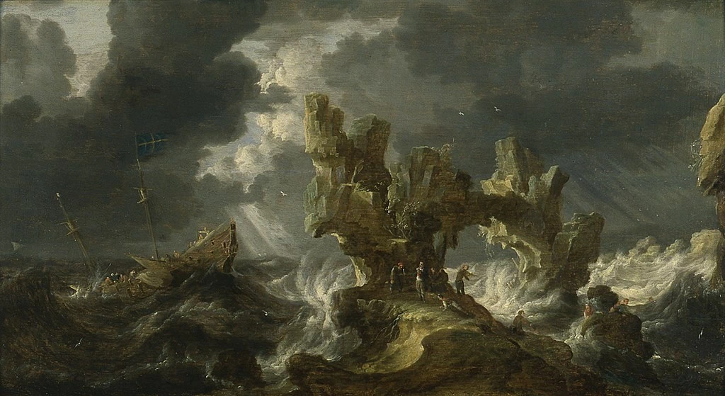 Cerimonia festiva sulla Schelda davanti ad Anversa - Delft, Stedelijk Museum Het Prinsenhof